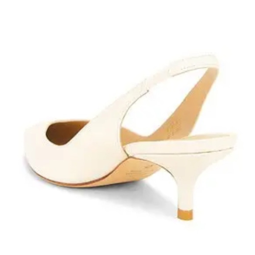 STUART WEITZMAN Eva 50 Slingback 
Color:Cream size 7B Original Box /No dust bag - Picture 8 of 11